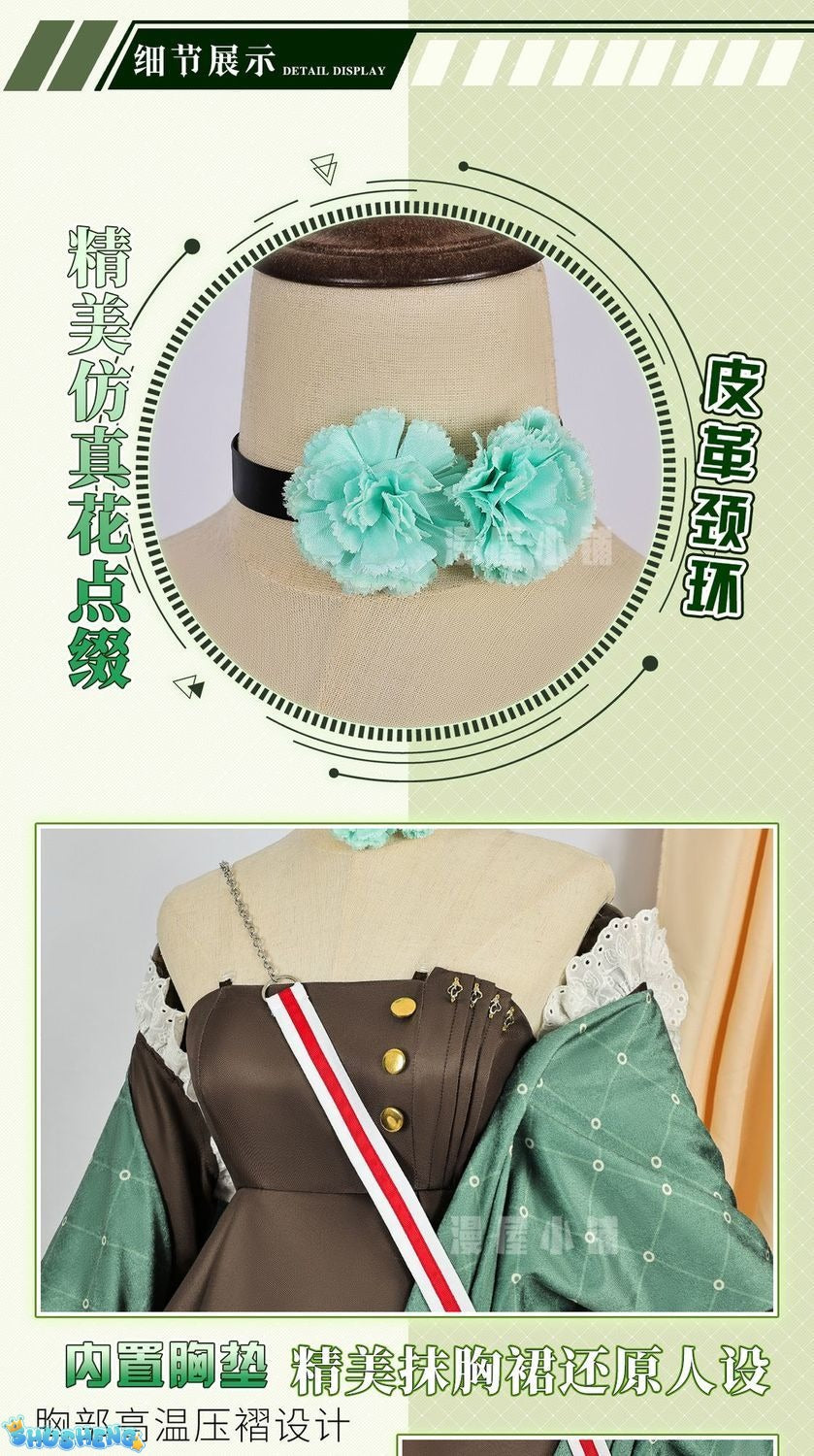 Anime Game Character Arknights Viviana Durin Cosplay Costume Full Set From Ognisko Official Outfit Halloween Party Dress Impact