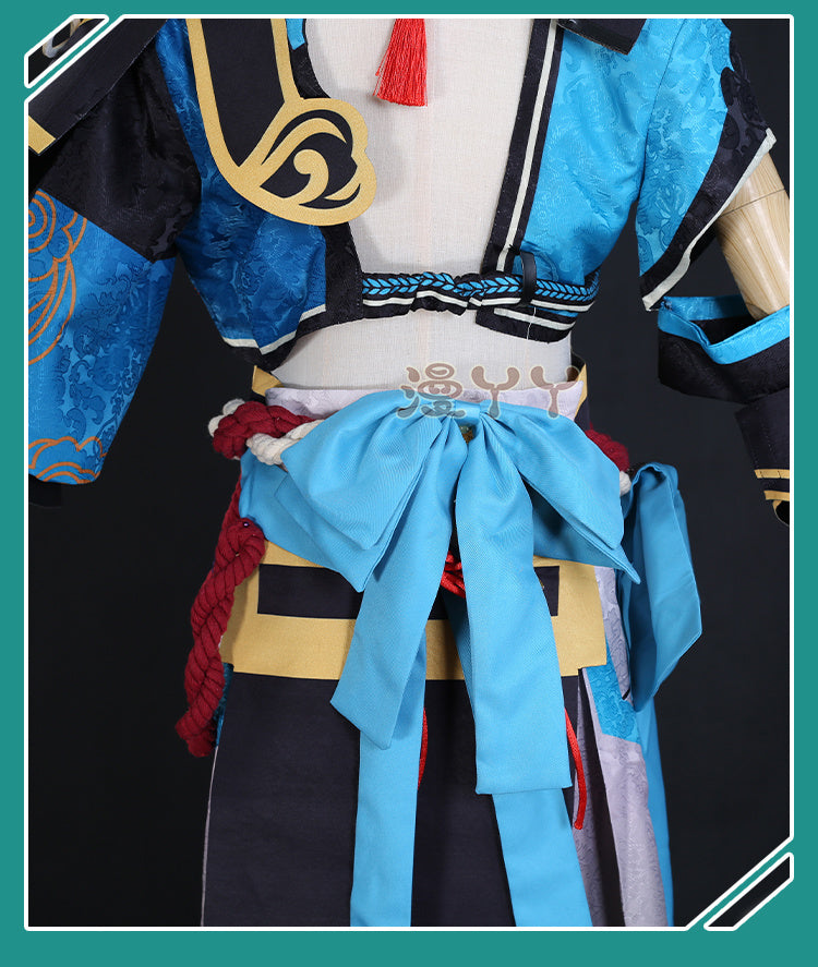 Game Genshin Impact Gorou Cosplay Costume Men Combat Uniform Fox Boy Costume Halloween Women Cosplay Costume Full Set