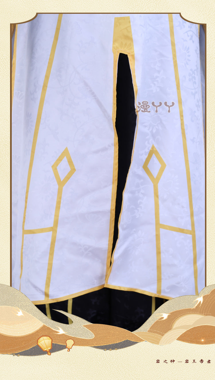 Genshin Impact Zhong Li COS Costume The Rock God Emperor Morax Game Clothing Cosplay Complete Set Men Women
