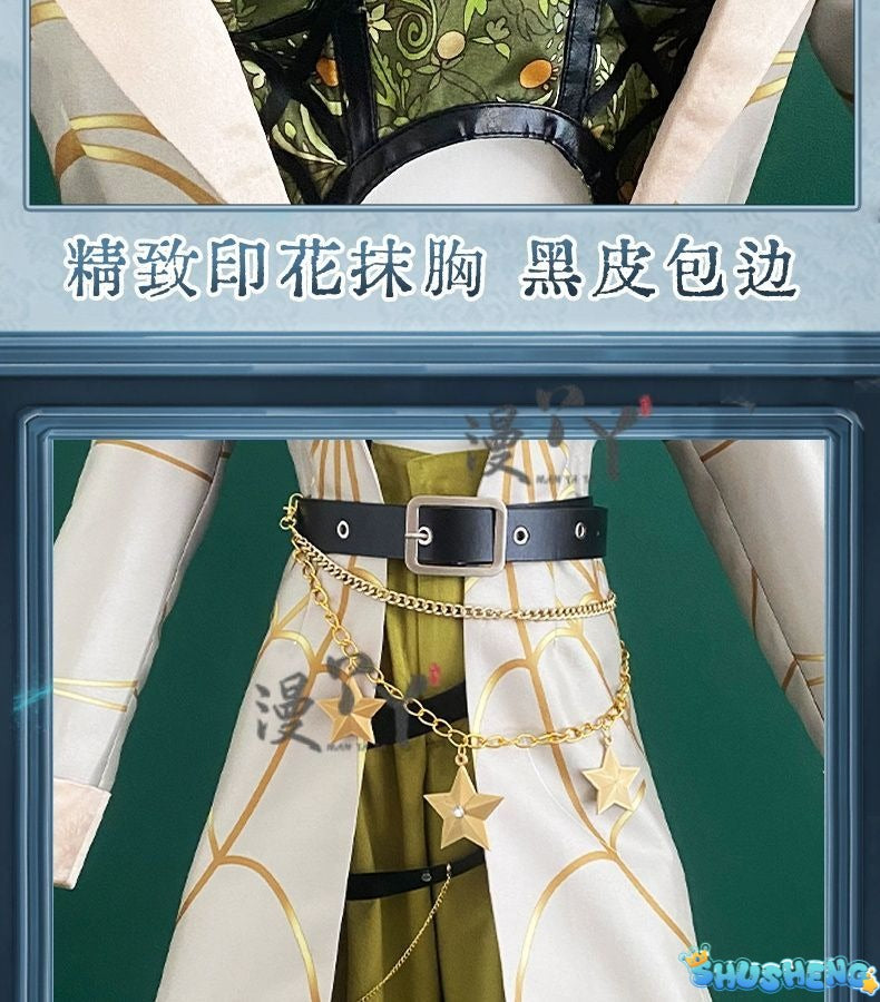 Games Identity V Demi Bourbon Cosplay Costume Barmaid Proofreader Uniform Halloween Carnival Party Christmas Play Role Clothing