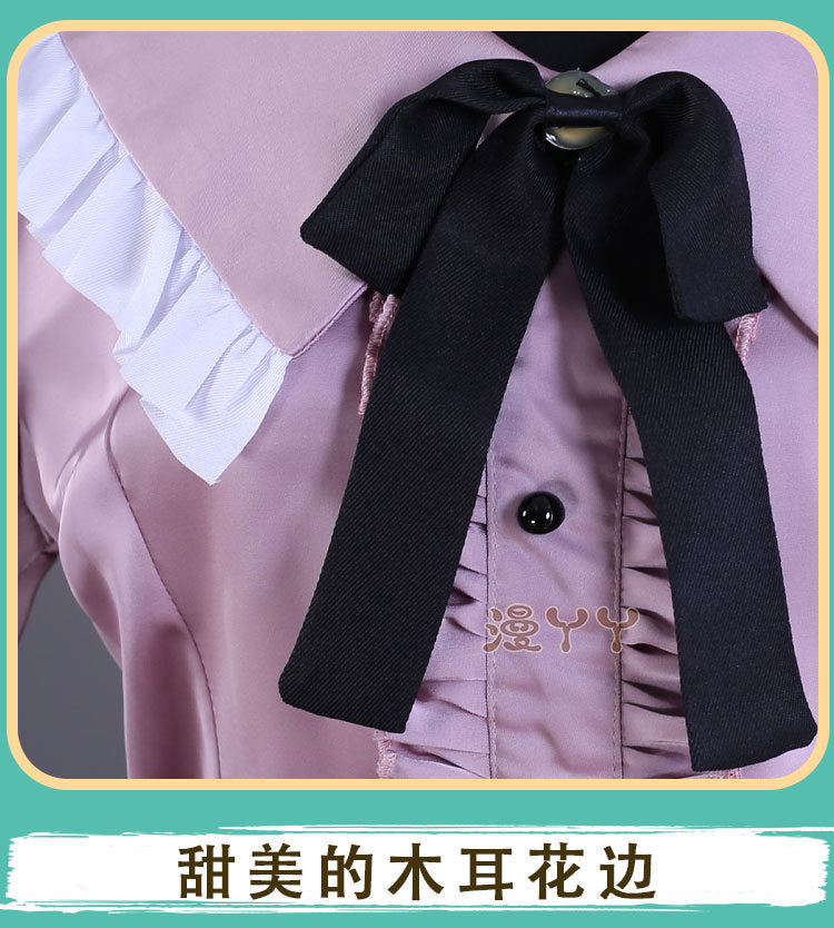 Vampire Miku Cosplay Costume Vocaloid Vampire Miku figure cosplay suit Pink kawaii dress Bowknot uniform