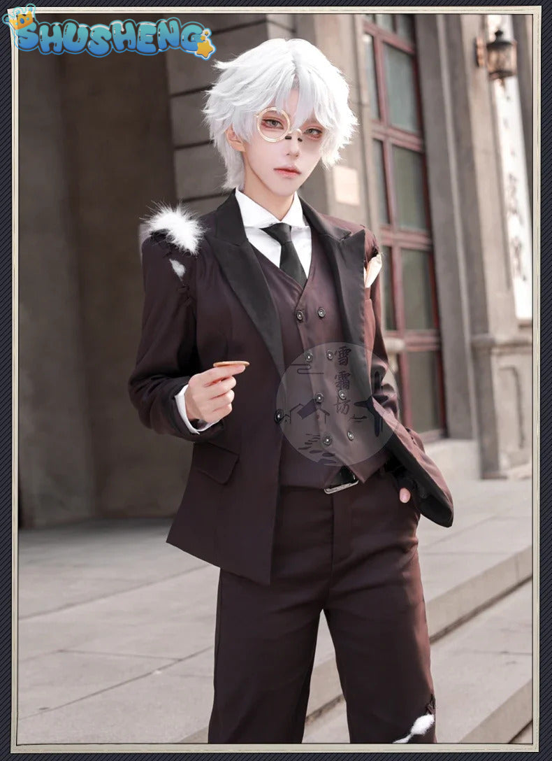 Identity Ⅴ Norton Campbell Aesop Carl Cosplay Costume Embalmer Prospector Uniform Suit Thug Halloween Carnival Play Clothing