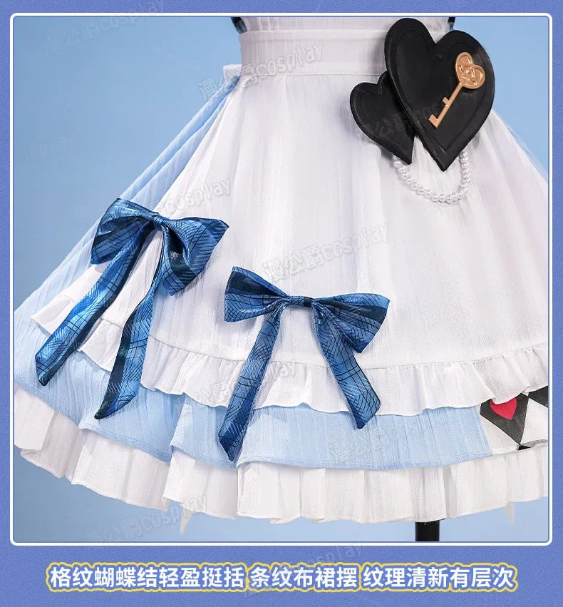 LoveLive μ's X GIGO Full Set Cosplay Concert Costume Maid Uniform Halloween Carnival Party Christmas Play Role Clothing