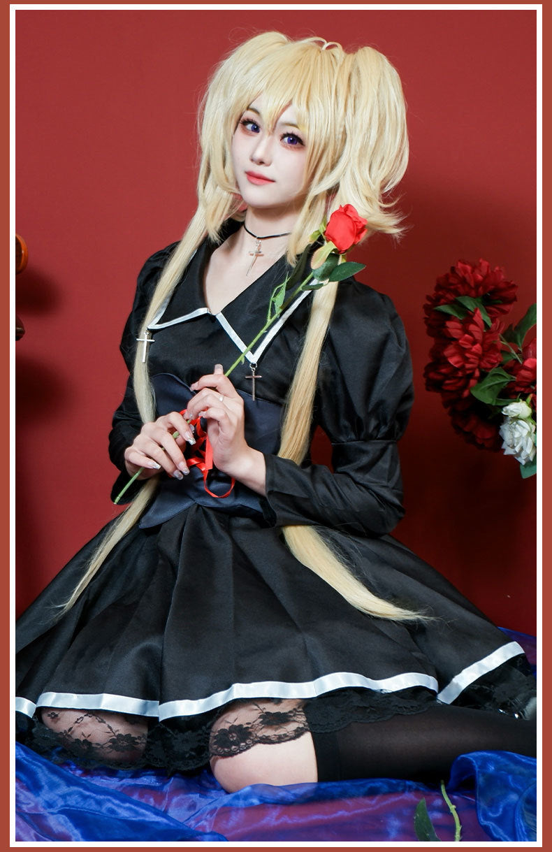 Anime Shugo Chara Cosplay Costumes Hoshina Utau Dresses Tsukiyomi Utau Girl's Princess Dress Suit Halloween Party Wigs Gifts