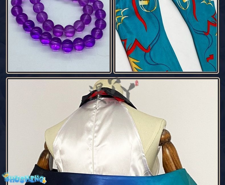 Dusk Cosplay Costume Game Arknights Dusk Dragon Cosplay Ears Tail Horns Women Costume