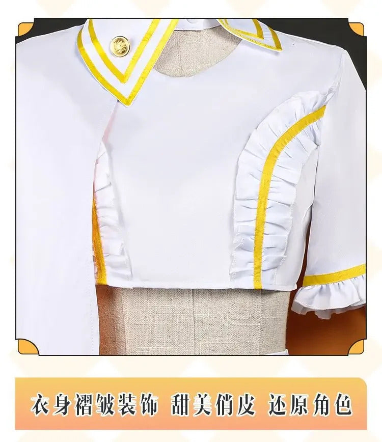 Mitsumata Choko Anime Maebashi Witches Cosplay Costume Top cloak skirt headwear socks hair clip Halloween JK sweet girl uniform