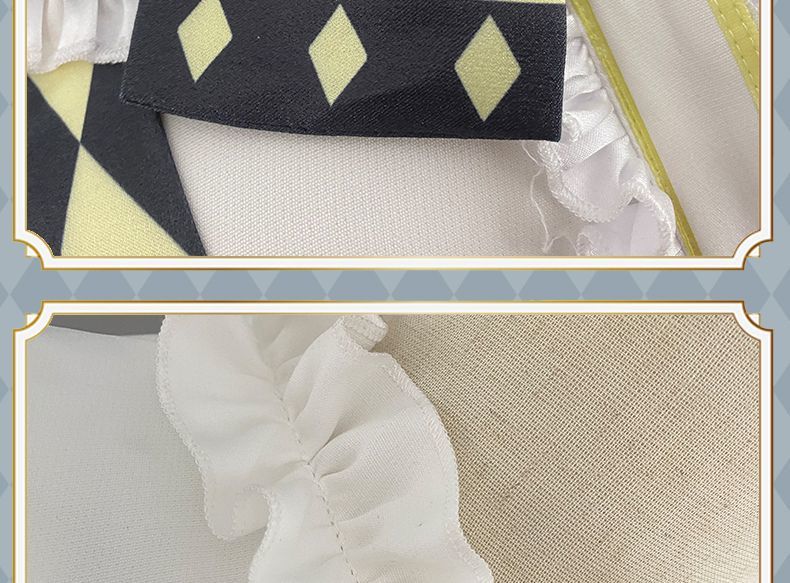 Anime Virtual YouTuber Ace Taffy Cosplay Costume VTuber British Style School Uniform Shirt Strap Dress Wig Woman Cute Party Suit
