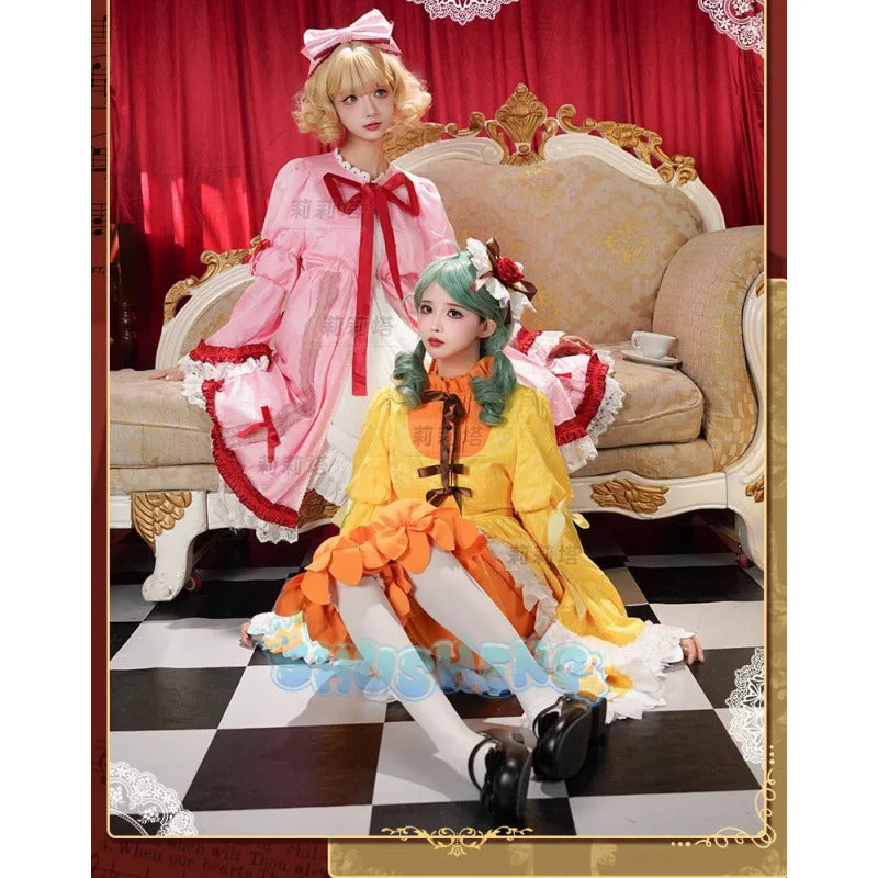 Anime Rozen Maiden Hinaichigo Souseiseki Cosplay Costume Halloween Carnival Sweet and Cute Lolita Dress and Accessories Girl Set