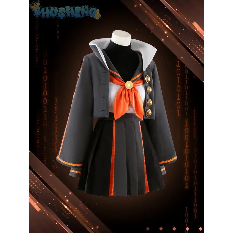 FGO Kishinami Hakuno Fate grand Order Cosplay Costume Hat tie short skirt sweet JK uniform campus sailor Halloween party suit