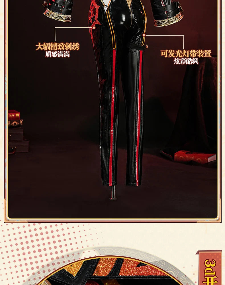 Shusheng Genshin Impact Mavuika Pyro Archon Cosplay Costume Cos Game Anime Party Uniform Hallowen Play Role Clothes Clothing