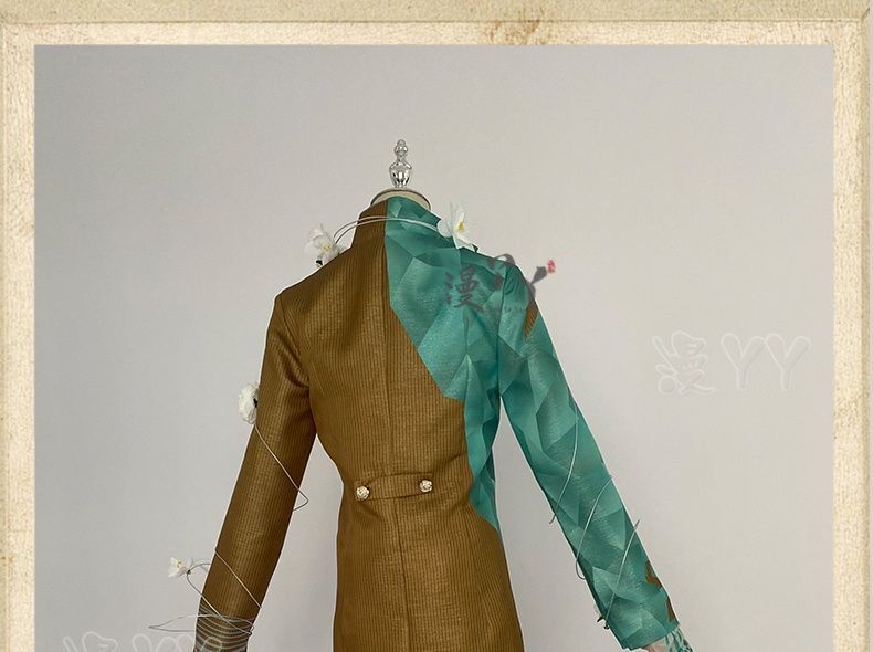 Identity V Aesop Carl Embalmer Cosplay Costume Shirt vest jacket scarf gloves handsome suit party carnival Man Woman uniform
