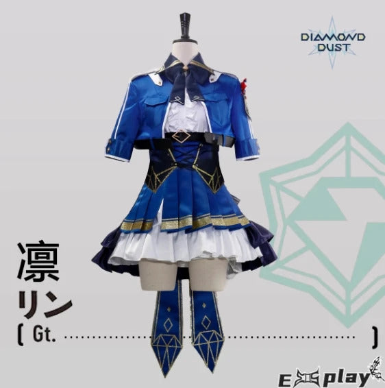 Diamond Dust Hina Rin Nana Ai Cosplay GIRLS BAND CRY gbc hina Costume Halloween Party Fashion Dress Wig Props Uniform Woman Set
