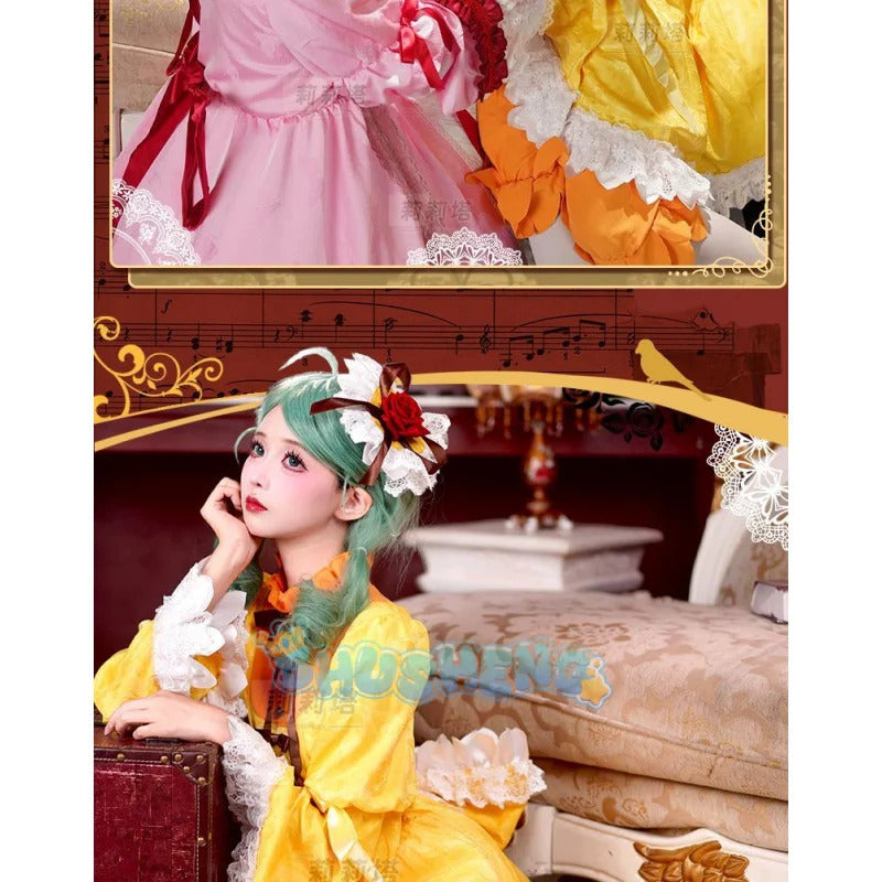 Anime Rozen Maiden Hinaichigo Souseiseki Cosplay Costume Halloween Carnival Sweet and Cute Lolita Dress and Accessories Girl Set