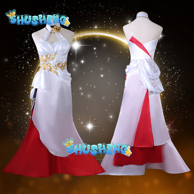 Murata Himeko Cosplay French maid Costume Honkai Star Rail Carnival Uniform Wig Anime Halloween Costumes Men Game