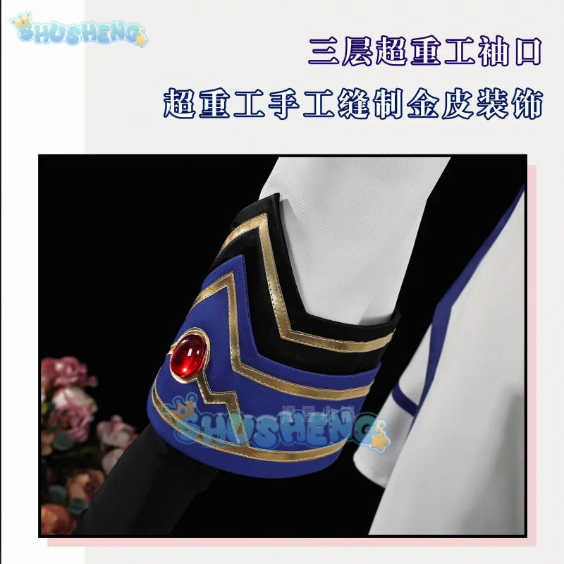 Magical Girl Takamachi Nanoha Cosplay Costume Magic Cannon Combat Suit Halloween Carnival Party Christmas Play Role  Clothing