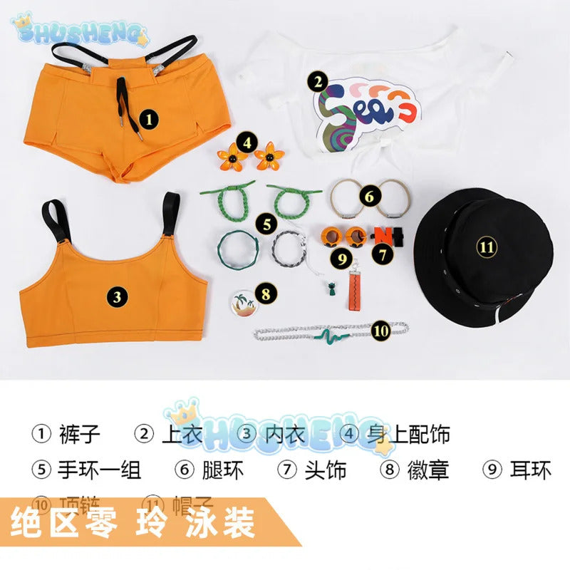 Love and Deepspace Heroines Cosplay Costume Zayne To Dawn and Dusk Endless Vows Wedding Dress Halloween Role Play Clothing