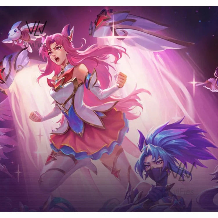 Star Guardian Kaisa Cosplay League of Legends/LOL: Star Guardian Kai'Sa SG Costume Ahri Akali Halloween Costumes
