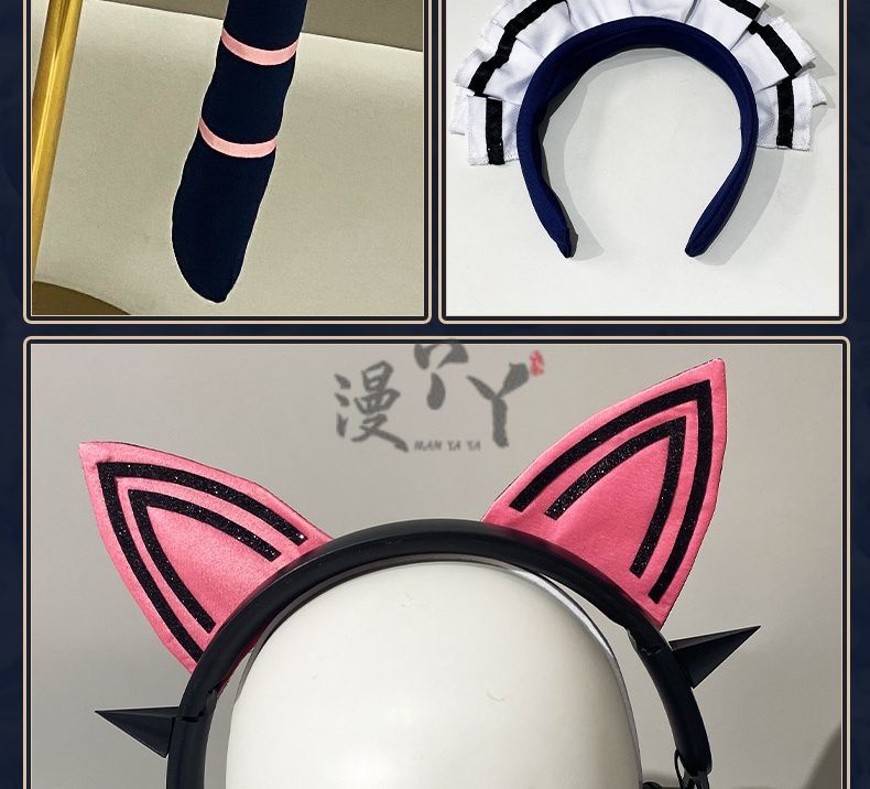 Anime Game Blue Archive Cosplay Saiba Midori Saiba Momoi Costume Maid Uniform Lolita Cat Ears Tail For Halloween Customized