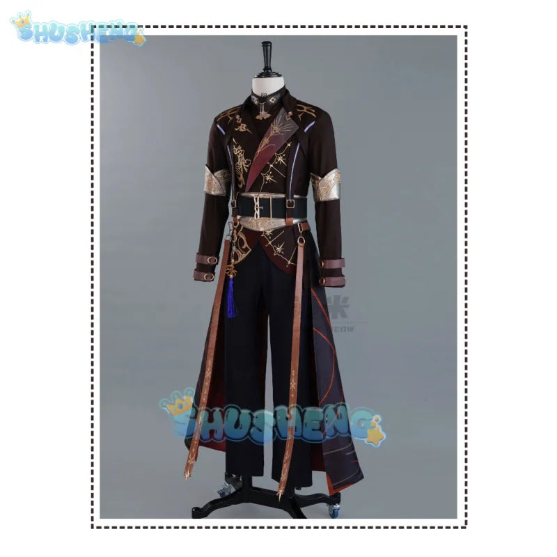 Love and Deepspace Xavier Cosplay Costume Black Hunting Uniform Halloween Party Women Men Props Shusheng