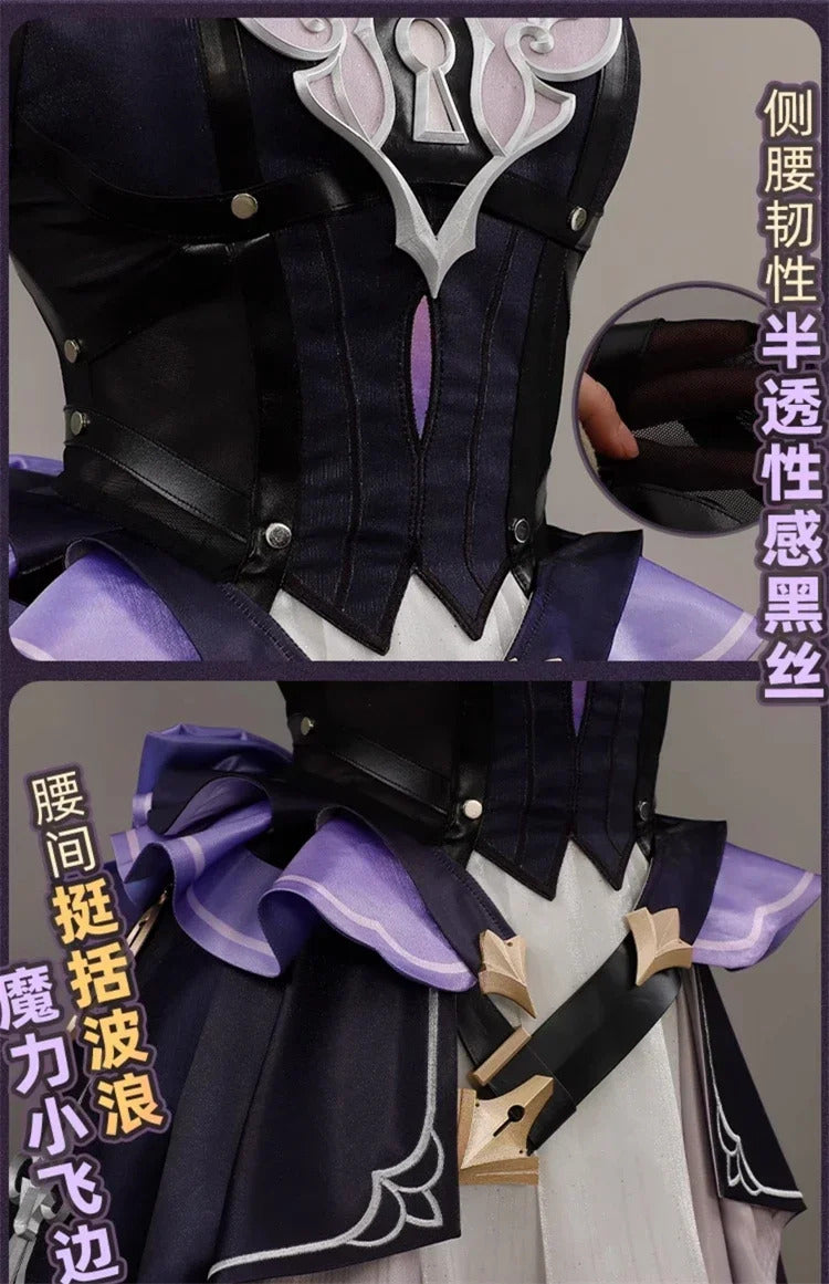 Shusheng The Herta Cosplay Game Honkai: Star Rail Costume Fashion Sweet Uniform Dress Women Halloween Party Role Play Clothing