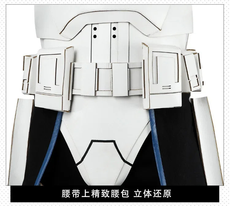 Captain Rex CT-7567 Movie Star Cosplay Costume Helmet shoes gloves waist bag prop set Halloween men women fantasy New uniform