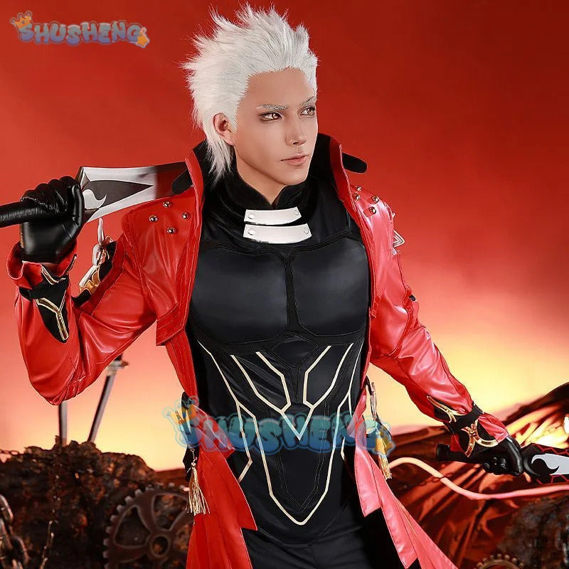 Honkai:Star Rail FATE Archer Cosplay Costume Uniform Halloween Carnival Party Christmas Play Role Clothes Clothing for Men