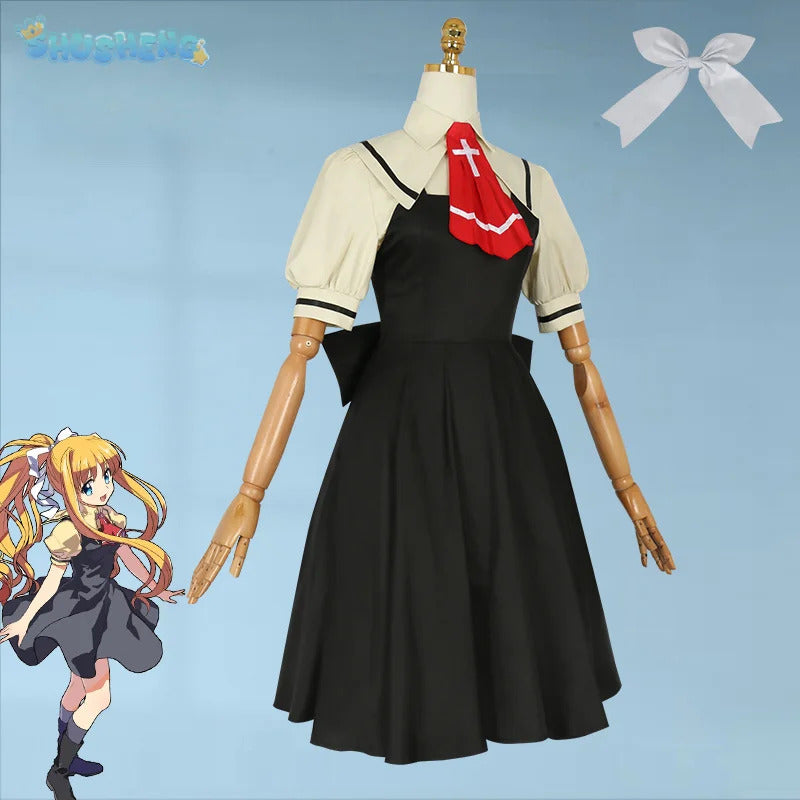 Anime AIR Kamio Misuzu cosplay Air costume tie, coat, socks, dress campus uniform Halloween party sweet JK woman man set S-XXL