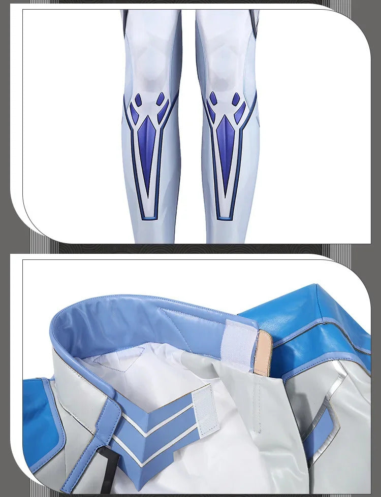 Shusheng-R Superhero Dagger Tandy Bowen Cosplay Rivals Costume Halloween Women's Fantasia jumpsuit outerwear shoes set fashionable uniform