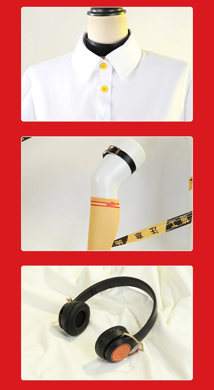 Anby Demara Cosplay Zenless Zone Zero co-branded Costume Party Christmas Cute Set Accessories Props Full Set Woman Man Uniform