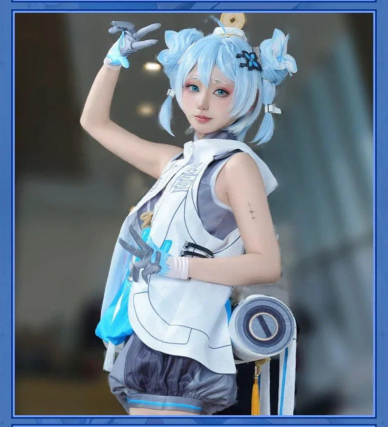 Shusheng-N Wuthering Waves Youhu Cosplay Costume Uniform Halloween Carnival Party Christmas Play Role Clothes Clothing for Women