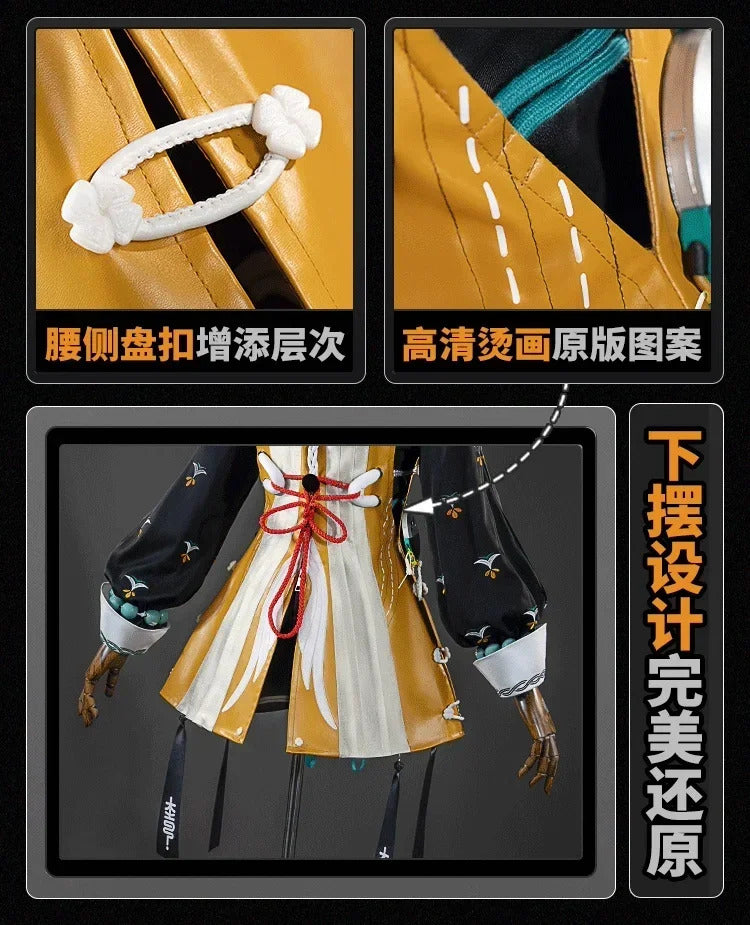 Zenless Zone Zero Belle Cosplay Costume Yunkui Summit Uniform Delicate Sunlight Headwear Phaethon Wise Halloween Party Women