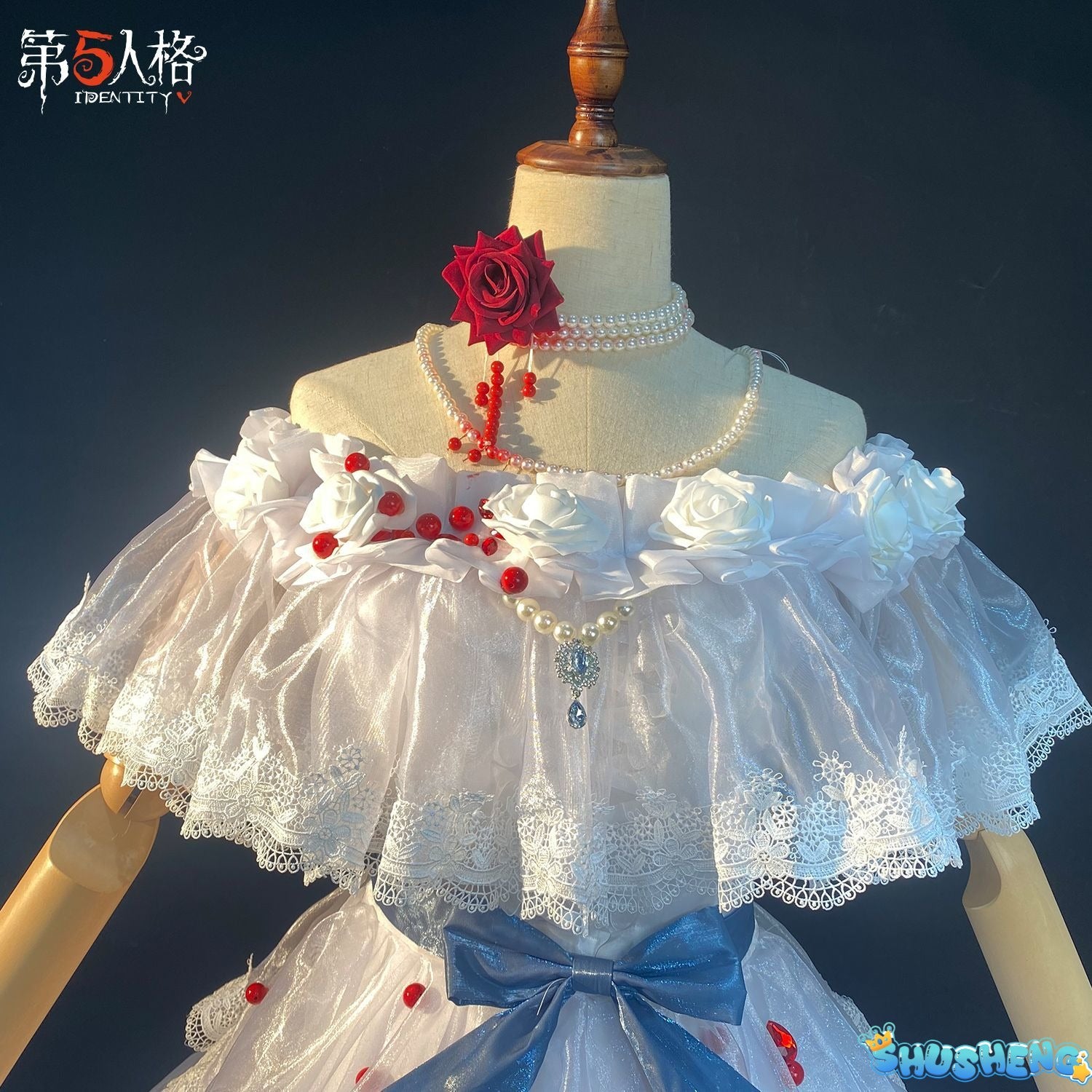 Game Identity V Bloody Queen False Hope Marie Cosplay Costume Mary Halloween Party Props