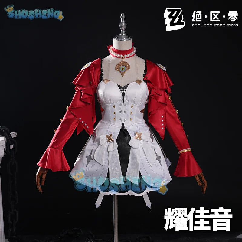 Game Zenless Zone Zero Astra Yao Cosplay Costume Headwear Uniform Stars of Lyra Halloween Party Women Girls Carnival Props