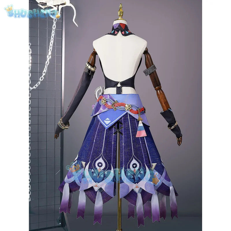 Citlali Cosplay Costume Dress Genshin Impact Outfit Headwear Masters of The Night-Wind Natlan Halloween Party Women Carnival