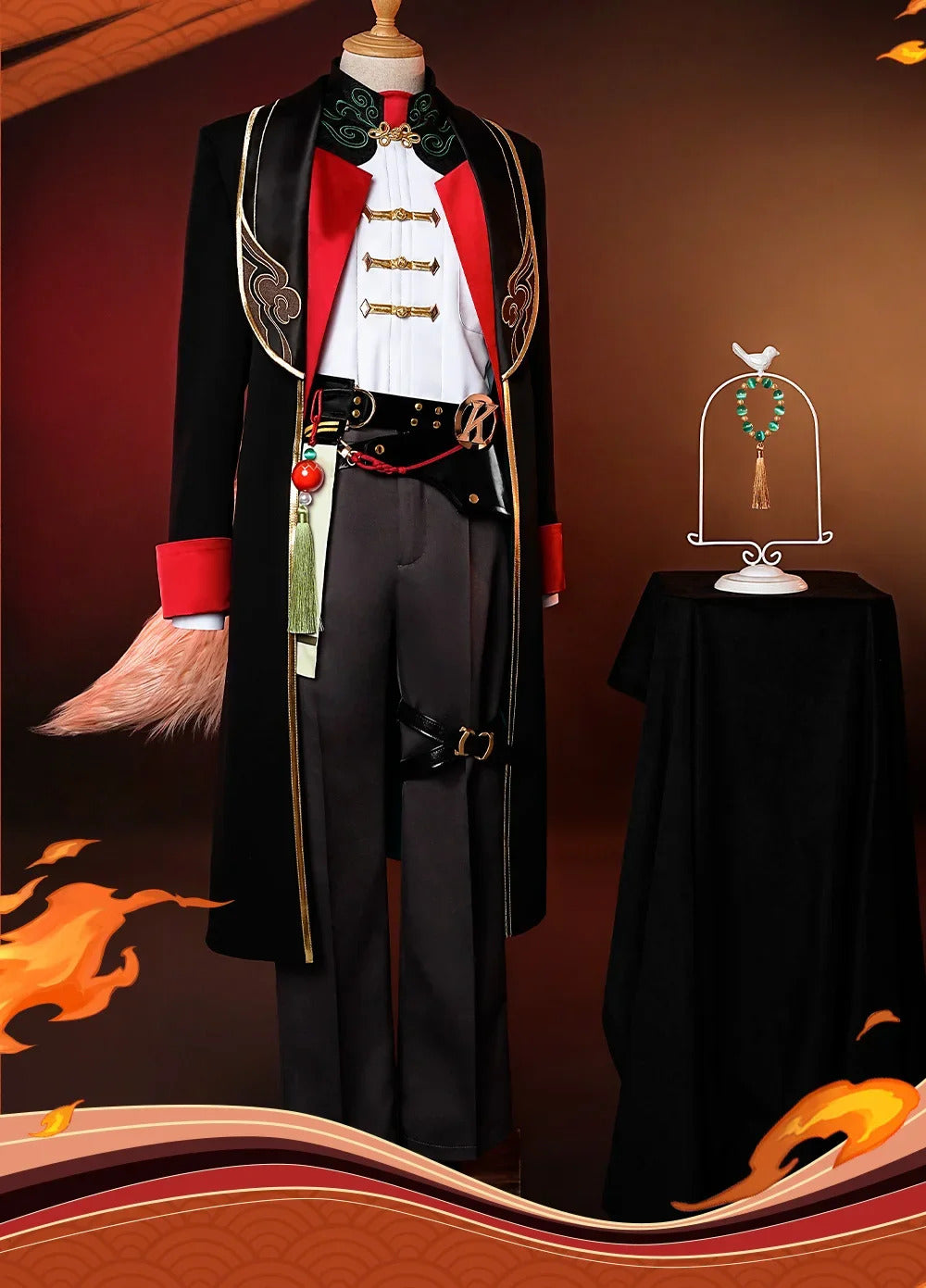 IN STOCK Honkai: Star Rail Jiaoqiu Cosplay Costume Uniform Halloween Carnival Party Christmas Play Role Clothes Clothing