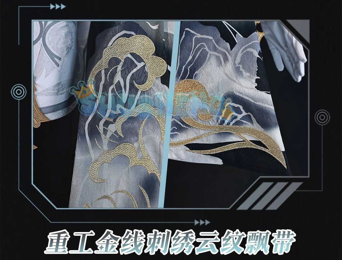 Shusheng Love And Deepspace Heroine LiuYunWanFeng Game Suit Gorgeous Dress Uniform Cosplay Costume Halloween Party Outfit Women