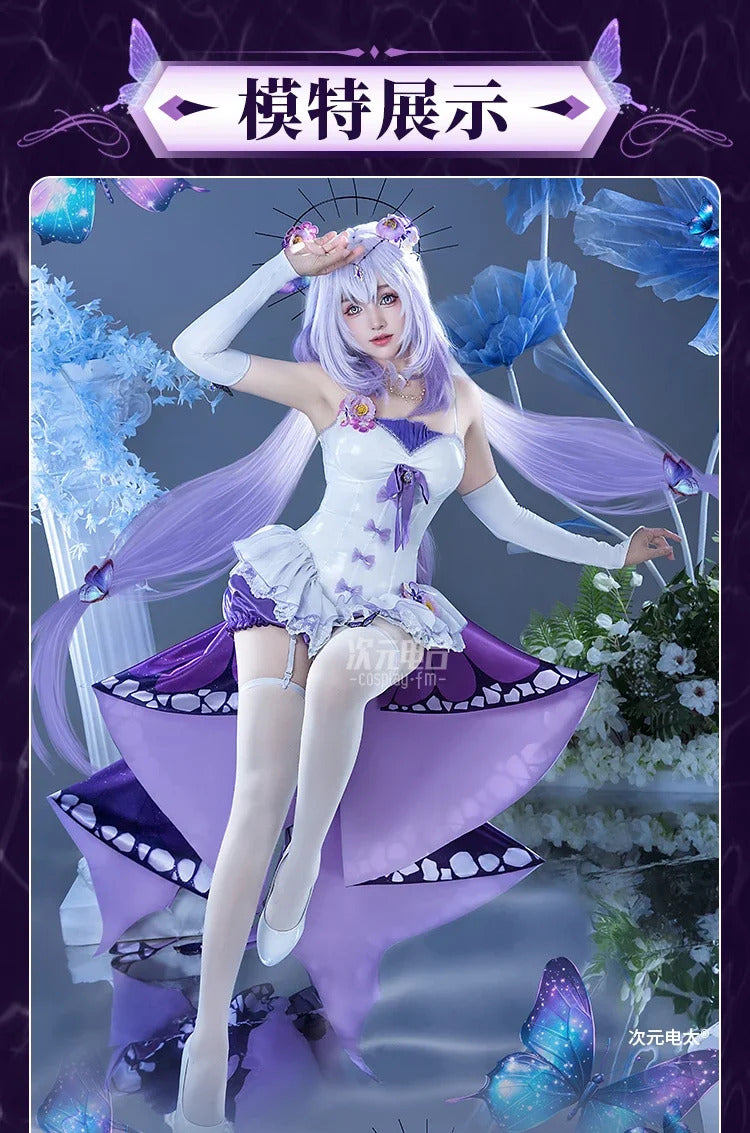 Game Honkai:Star Rail Castorice Cosplay Costume Halloween party new sweet dress wig accessories props Woman uniform set