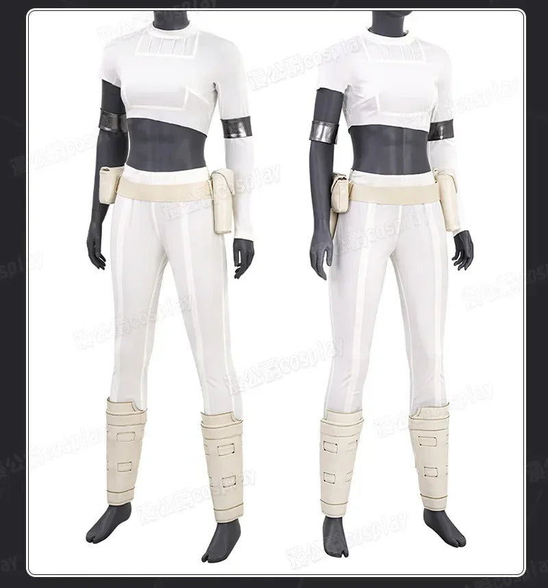 Movie Episode II - Attack of the Clones Padmé Amidala Cosplay Costume Uniform Halloween Carnival Party Christmas Play Role