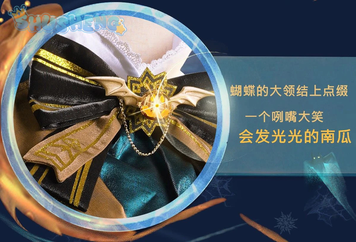 Mike Morton Acrobat Cosplay Game Identity Ⅴ Costume Top Hat Bow Tie Gloves Ring Halloween Christmas Handsome Fashion Uniform Set