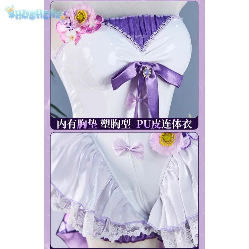 Game Honkai:Star Rail Castorice Cosplay Costume Halloween party new sweet dress wig accessories props Woman uniform set