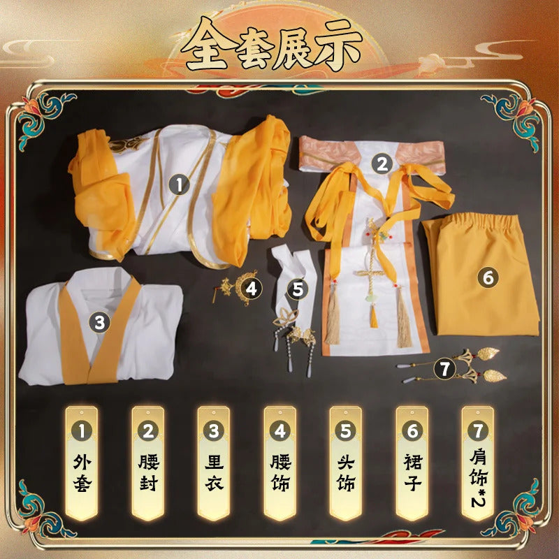Novel Heaven Official's Blessing Xie Lian Cosplay Costume Chinese style fashion Prince's outfit Halloween party men women set