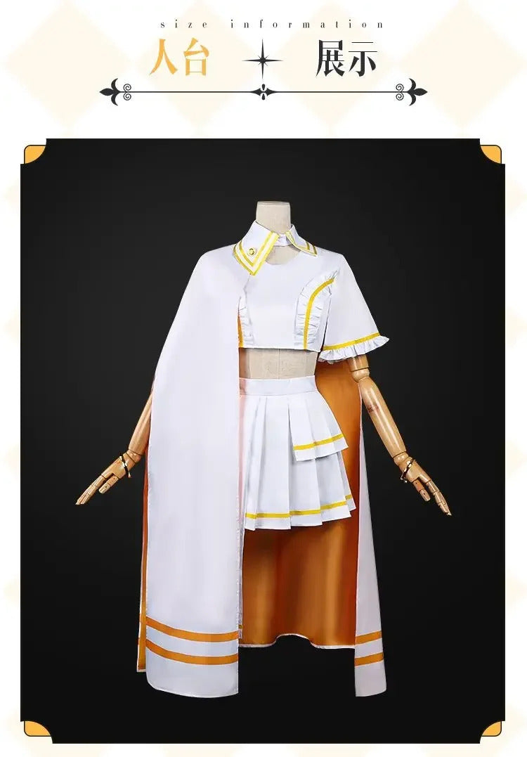 Mitsumata Choko Anime Maebashi Witches Cosplay Costume Top cloak skirt headwear socks hair clip Halloween JK sweet girl uniform