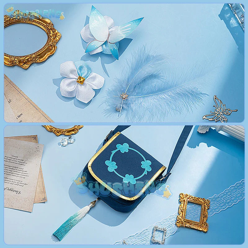 Genshin Impact Lumine Cosplay Costume The Knight of Flowers Uniform Halloween Carnival Party Christmas Play Role Clothing
