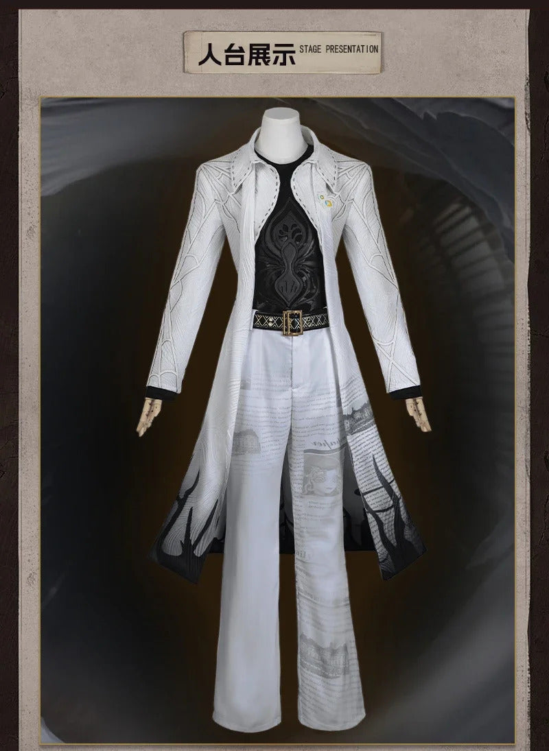 Identity Ⅴ cosplay Kurt Frank Explorer costume coat pants belt sunglasses Halloween party fashion casual uniform woman man set