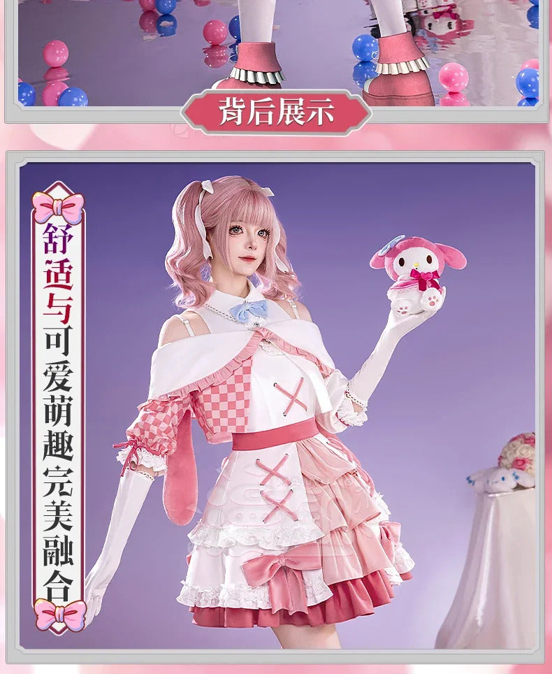Girls Band Cry Nina 486 Tomo Hina Cosplay Costume Uniform Halloween Carnival Party Christmas Play Role Clothes Clothing