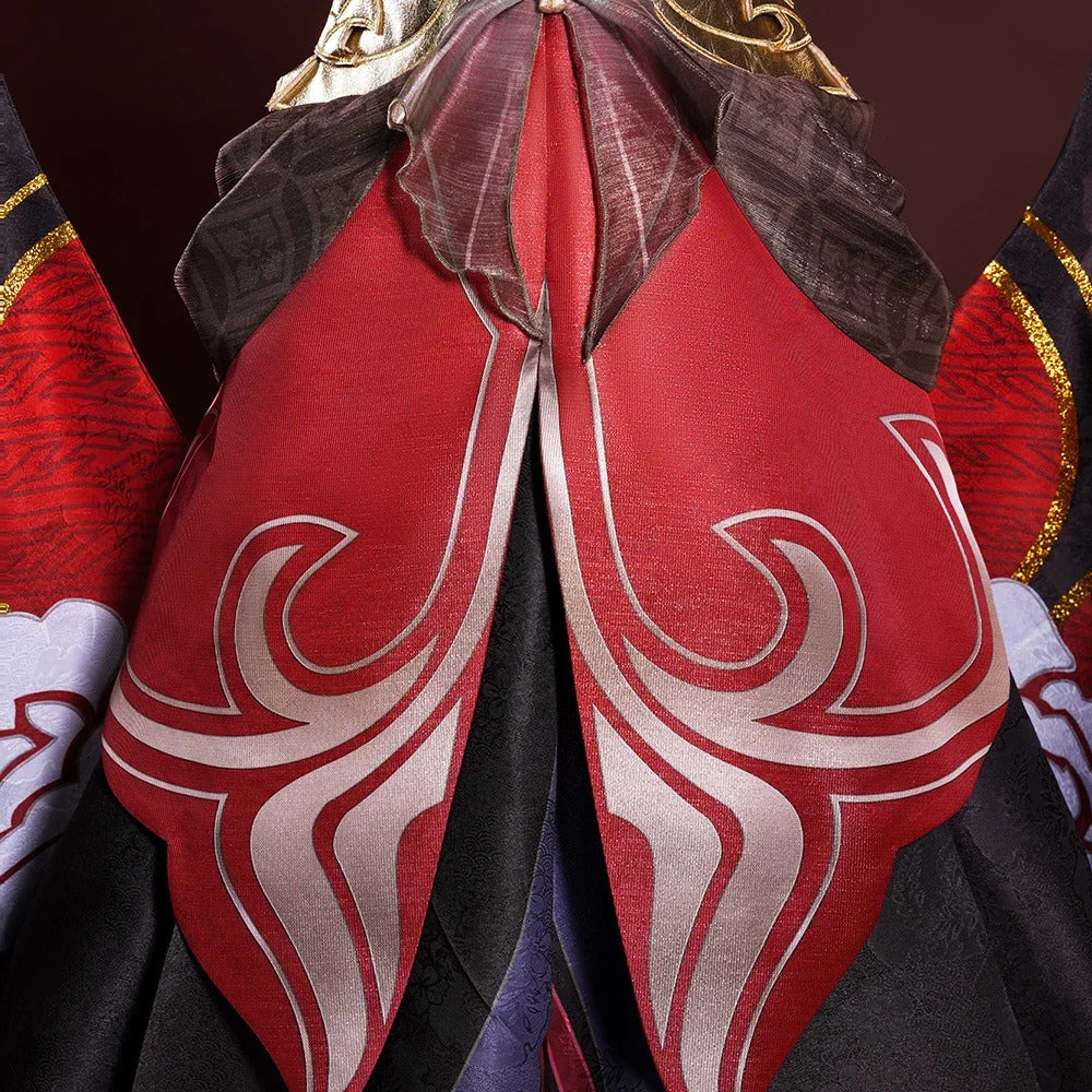 Honkai star rail fugue cosplay dress ingyun pajamas tail hairpins Xianzhou Luofu Halloween party prop Shusheng