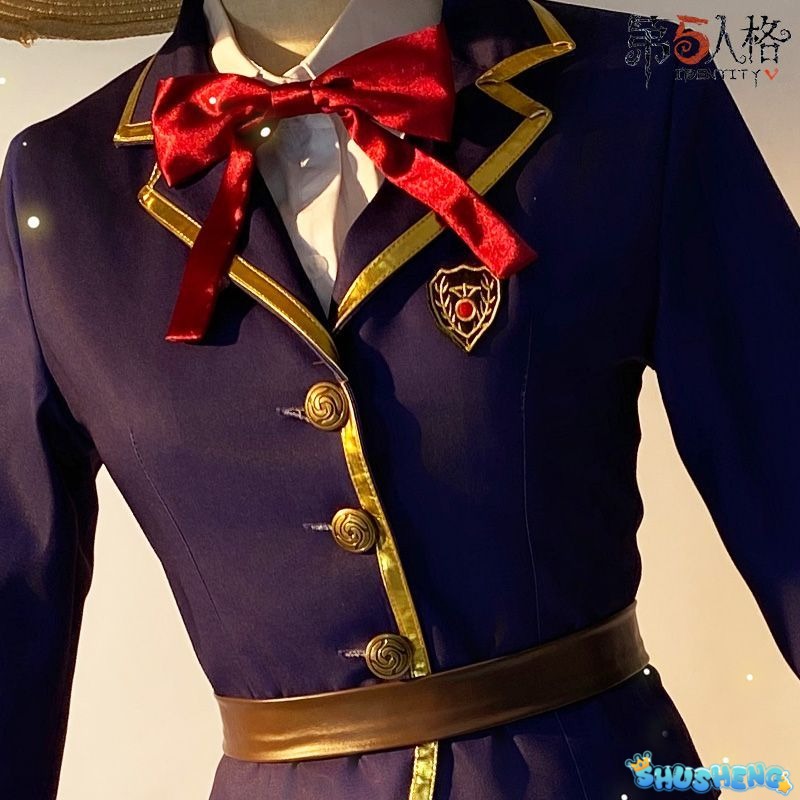 Game Identity V Doctor Emily Dyer Ivory Tower Cosplay Costume Women Dress Anime Outfit Halloween Party Roleplay Fullset