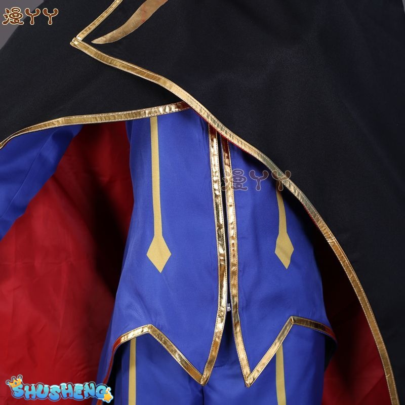 Anime Code Geass Lelouch of the Rebellion R2 Zero Outfits Cosplay Costume