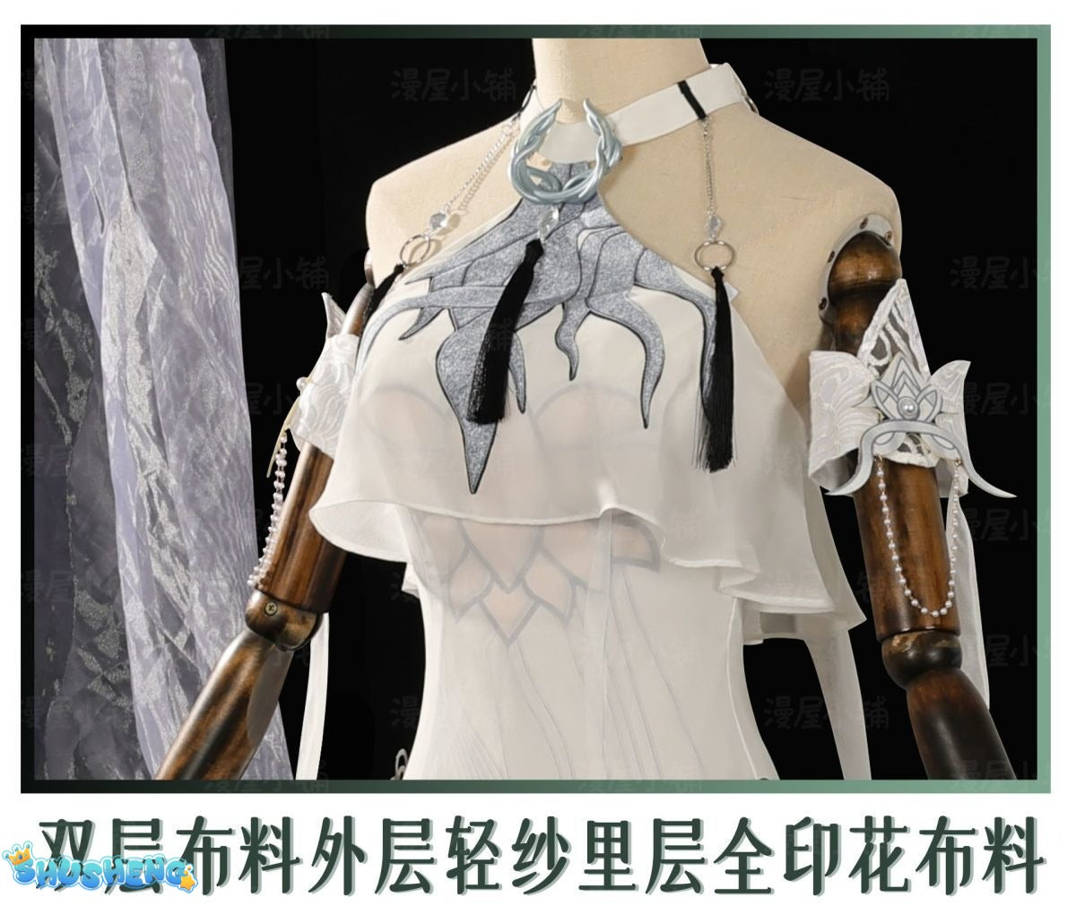 Naraka Bladepoint Viper Ning Cosplay Costume Cheongsam White Snake Role Play Halloween Carnival Uniform Anime Clothing