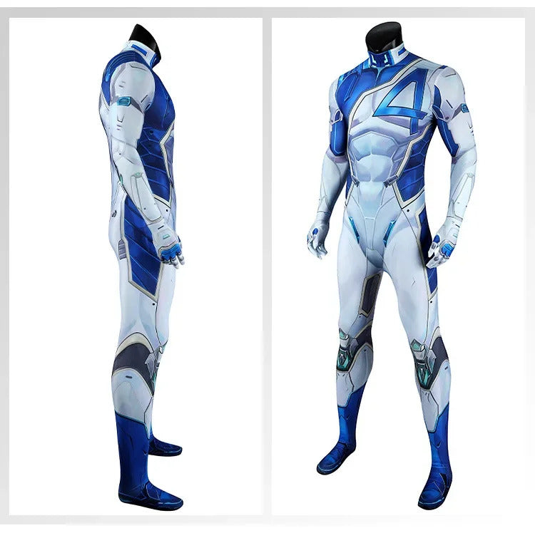 Mister Fantastic Cosplay Costume Reed Richards Uniform Halloween Carnival Party Christmas Play Role Clothes Clothing for Men